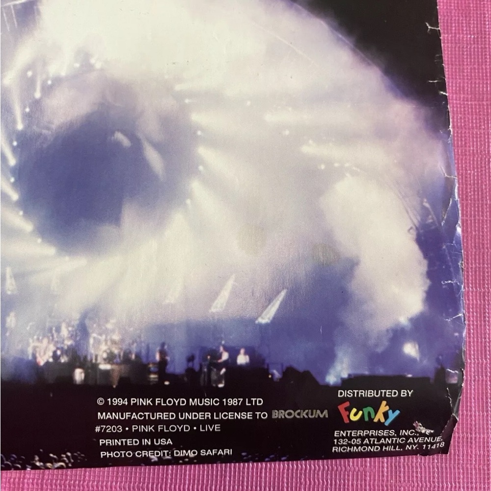 Pink Floyd 1994 Live Poster Original #6129 - Picture 2 of 6